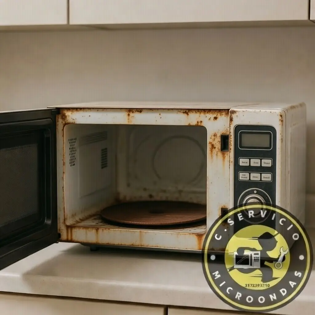 microondas oxidado
